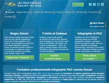 Tablet Screenshot of lesyeuxfertiles.fr